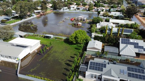 Developer Denham Design has been given the greenlight to build 16 townhouses at 166 Bowen Street, Echuca (rear), which was flooded late last year.