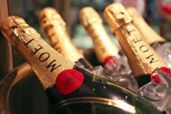 French producers of Moet champagne are among those affected by the Russian laws.