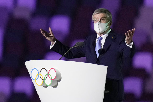 Thomas Bach, president of the International Olympic Committee.