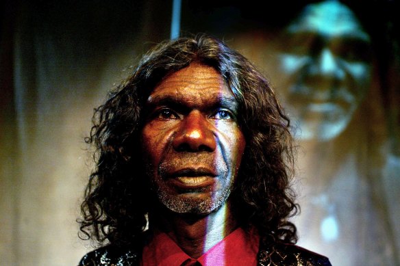 David Gulpilil at the launch of the 2004 season at the Belvoir St Theatre. 
