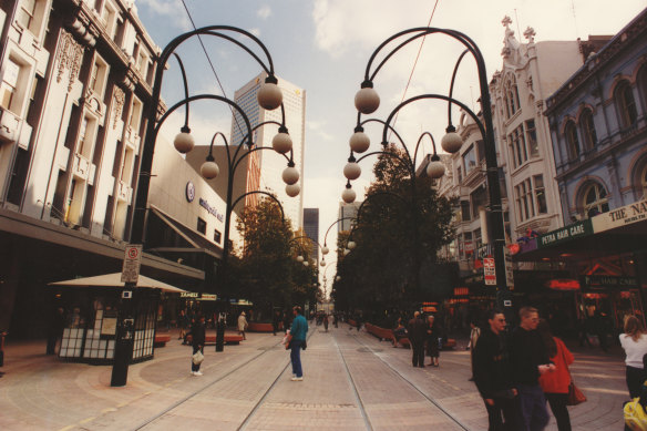 The mall in 1992.