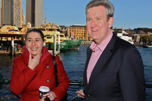 Barry O’Farrell gave the then-transport minister Gladys Berejiklian his full support to step into his shoes.