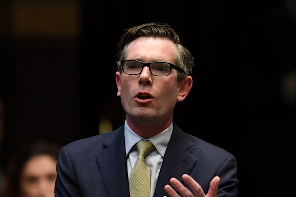 NSW Treasurer Dominic Perrottet welcomed the better-than-expected budget surplus as a measure of the government's "sound financial management".