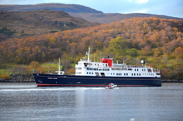 Hebridean Princess in Scottish waters.