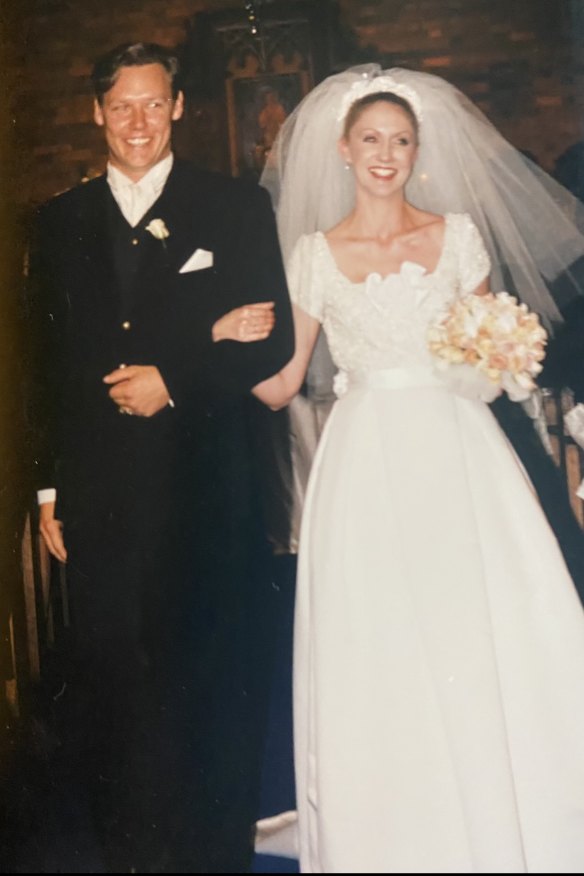 Kris and Kerrilyn Ridgway on their wedding day.