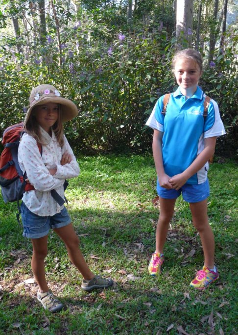 Sydney sisters Elin (left) and Nele Schulz in 2016.