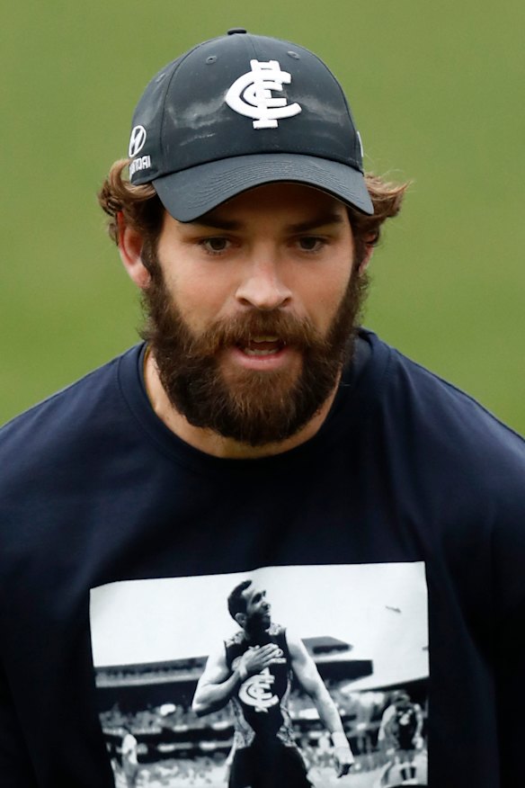 Levi Casboult trains on Tuesday.