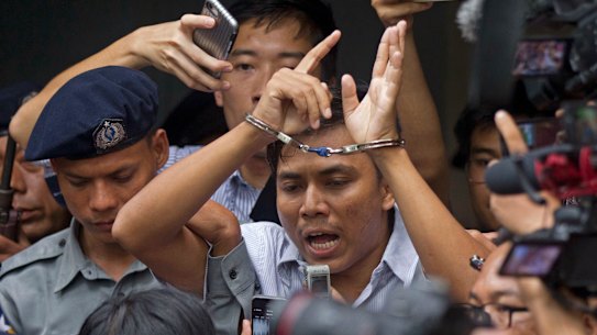 UN human rights chief: Myanmar journalists' ruling shocking