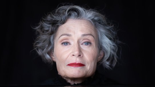 Judith Lucy has swapped stand-up for the stage at Melbourne Theatre Company, starring in Samuel Beckett’s Happy Days.