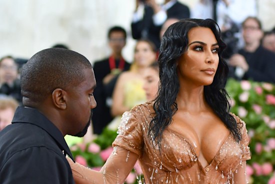 Reality TV star Kim Kardashian, pictured with husband Kanye West, is considered one inspiration for many women seeking cosmetic surgeries in Australia.