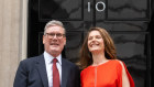 Sir Keir Starmer and his wife Victoria after Labour’s election victory.