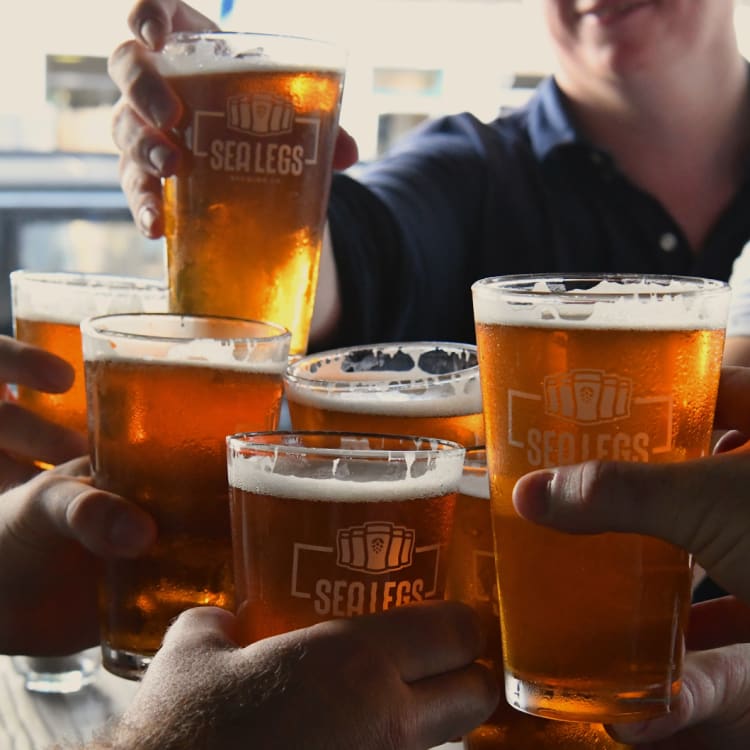 "Sea Legs, find yours" says the slogan at the brewery.