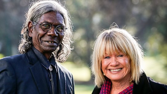 David Gulpilil and Margaret Pomeranz in 2015.