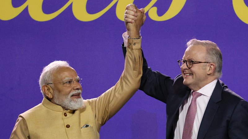 ‘We Indians infuse the world’: Thousands cheer Narendra Modi at stadium extravaganza