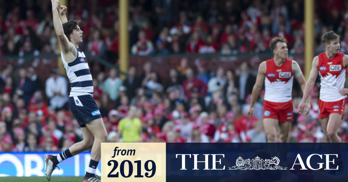 Afl 2019 Taylor Hawkins Kicks Five As Geelong Cats Shrug Off Sydney Swans