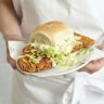 The famous chook sandwich.