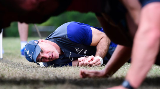 Former Wallaby and current Junior Wallabies coach Nathan Grey.