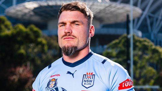 Angus Crichton is back in blue.