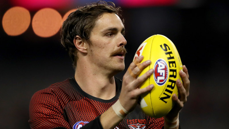 Essendon Forward Joe Daniher Meets With Sydney Swans Chief Executive Tom Harley