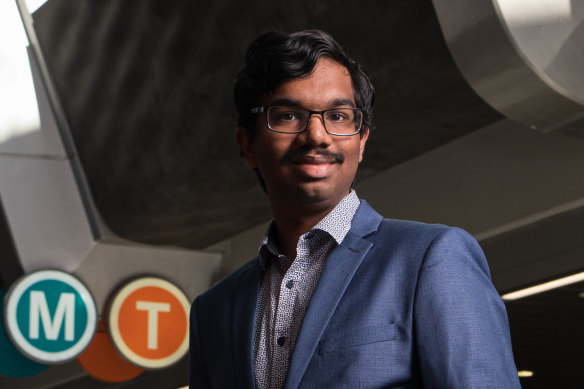 Sharath Mahendran, the 21-year-old behind the hit Sydney YouTube channel Building Beautifully.