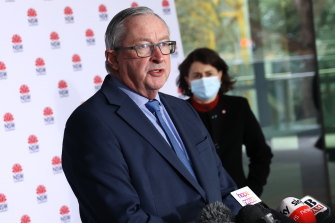 NSW Health Minister Brad Hazzard. 