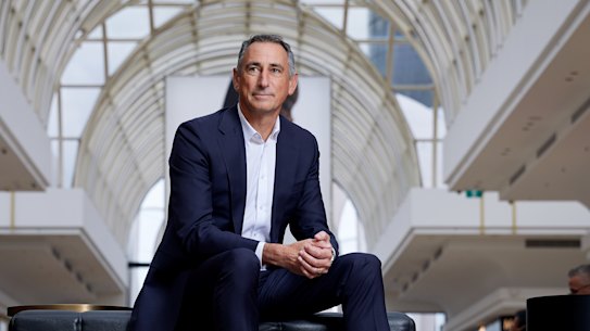 Peter Huddle, CEO of Vicinity, at Chadstone.