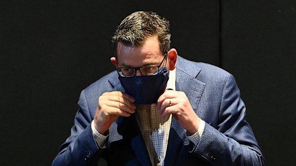 The Victorian government has mandated the use of masks in public places.