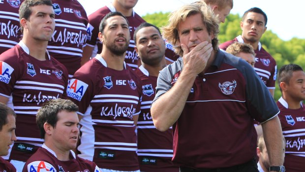In discussions: Des Hasler is in the frame to return to Manly.