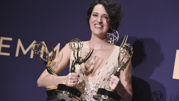 One of this year's big Emmy winners, Fleabag creator/star Phoebe Waller-Bridge.