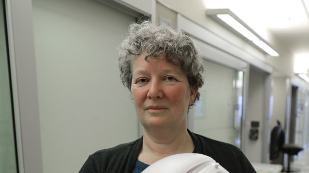 Robin Addison, a nurse at Providence Regional Medical Centre, in Everett, Washington, the state where coronavirus cases have emerged. 