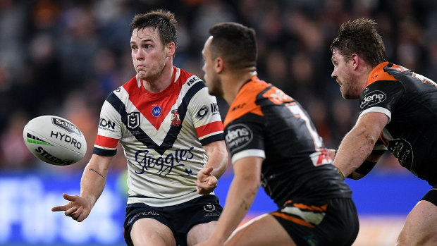 Many happy returns: Luke Keary makes his comeback from a serious head knock against the Tigers.