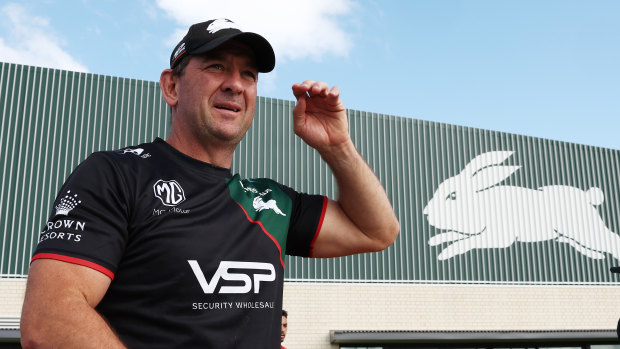 Jason Demetriou and the Rabbitohs will need to bounce back from a shocking end to their 2023 campaign.