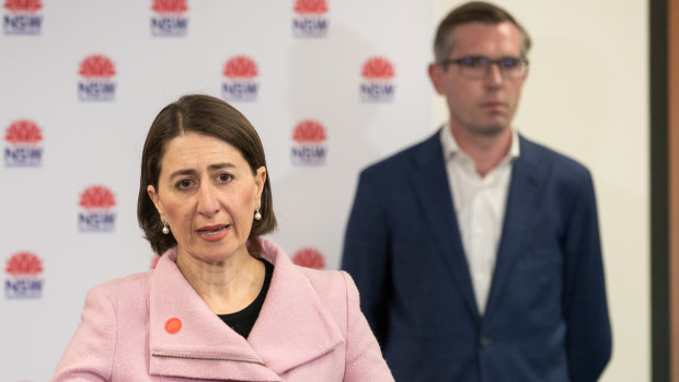 Premier Gladys Berejiklian and Treasurer Dominic Perrottet say NSW will reopen for business from July 1, but have warned that people need to remain vigilant. 