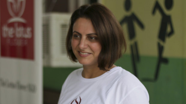 Founder Taban Shoresh in The Lotus Flower women and girls centre in Dohuk, Kurdistan region of Iraq.