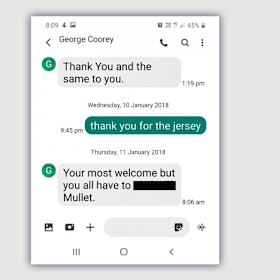 One of the texts sent by Coorey.