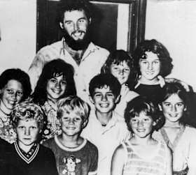 Following the abduction of Wooreen school teacher Rob Hunter and nine of his students, 1977.