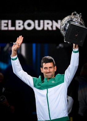 Novak Djokovic won his ninth Australian Open in 2021.