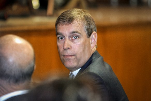 The then prince at Ivanhoe Grammar School in Melbourne during his 2005 visit.