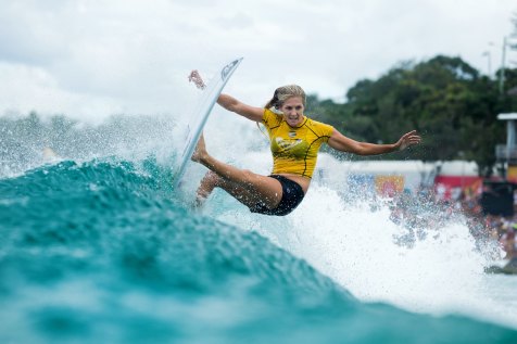 Surfing GOAT Stephanie Gilmore.