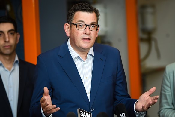 Daniel Andrews on Thursday morning.