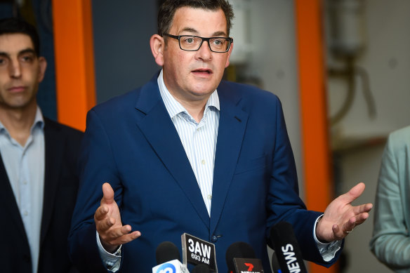 Daniel Andrews on Thursday morning.