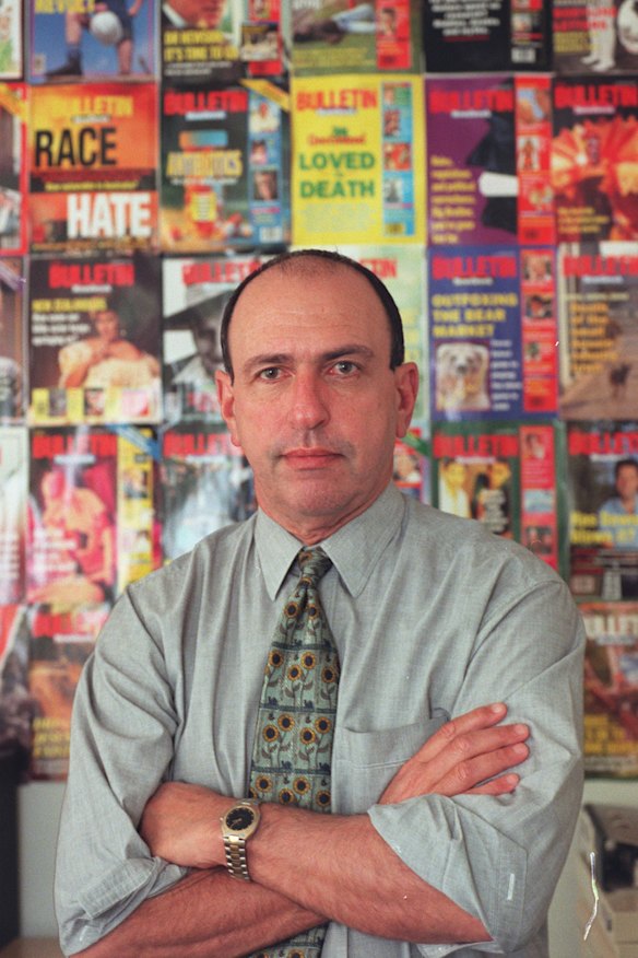 Gerald Stone during his tenure as editor of The Bulletin.