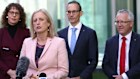 Labor MPs for Canberra, from left, Alicia Payne, Katy Gallagher, Andrew Leigh and David Smith.