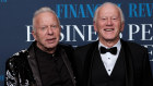 The founders of Chemist Warehouse, Jack and Sam Gance, on Wednesday night.