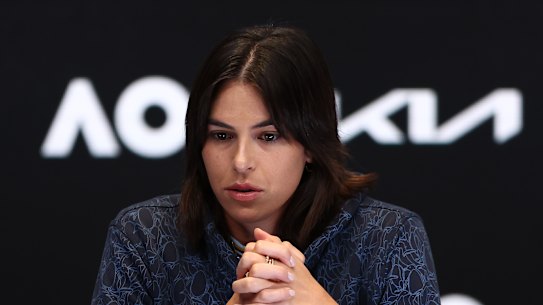 Ajla Tomljanovic is out of the US Open.