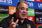 Mal Meninga speaks to media in Perth.