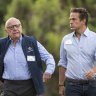 Lachlan Murdoch (picture with Rupert) is making big bets on wagering in the US and Australia.