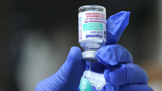 Evusheld contains a cocktail of antibodies that, in studies, offer protection against symptomatic COVID-19.