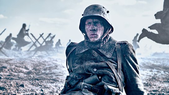 Felix Kammerer in All Quiet On The Western Front.