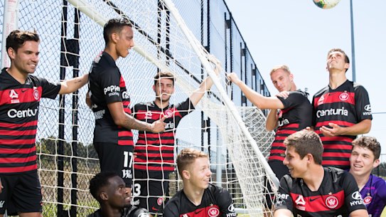 Gang of youth: Nine of the players who've come through the Wanderers' youth academy.